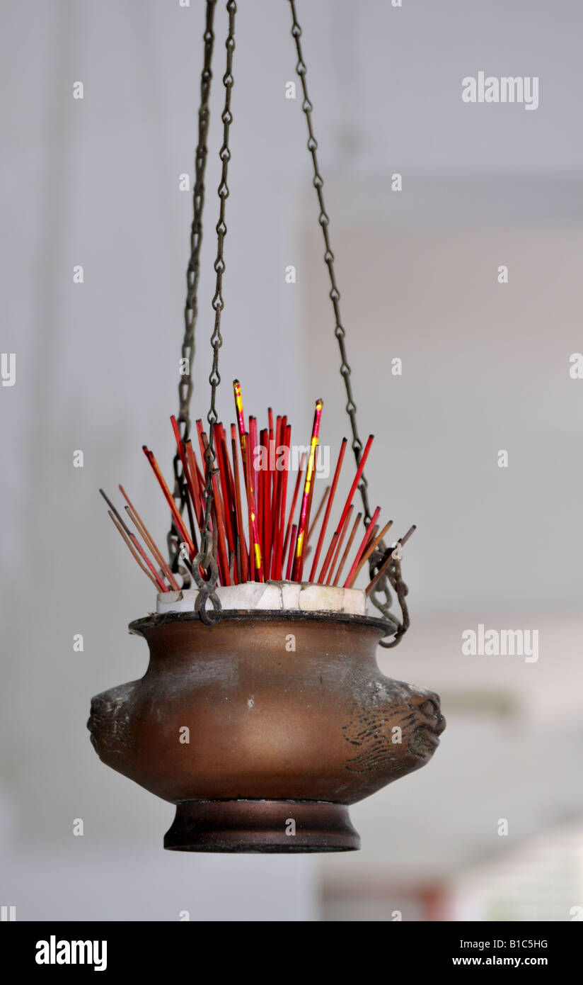 Chinesische Räucherstäbchen-Halter Stockfoto Chinesische Räucherstäbchen-Halter Stockfoto