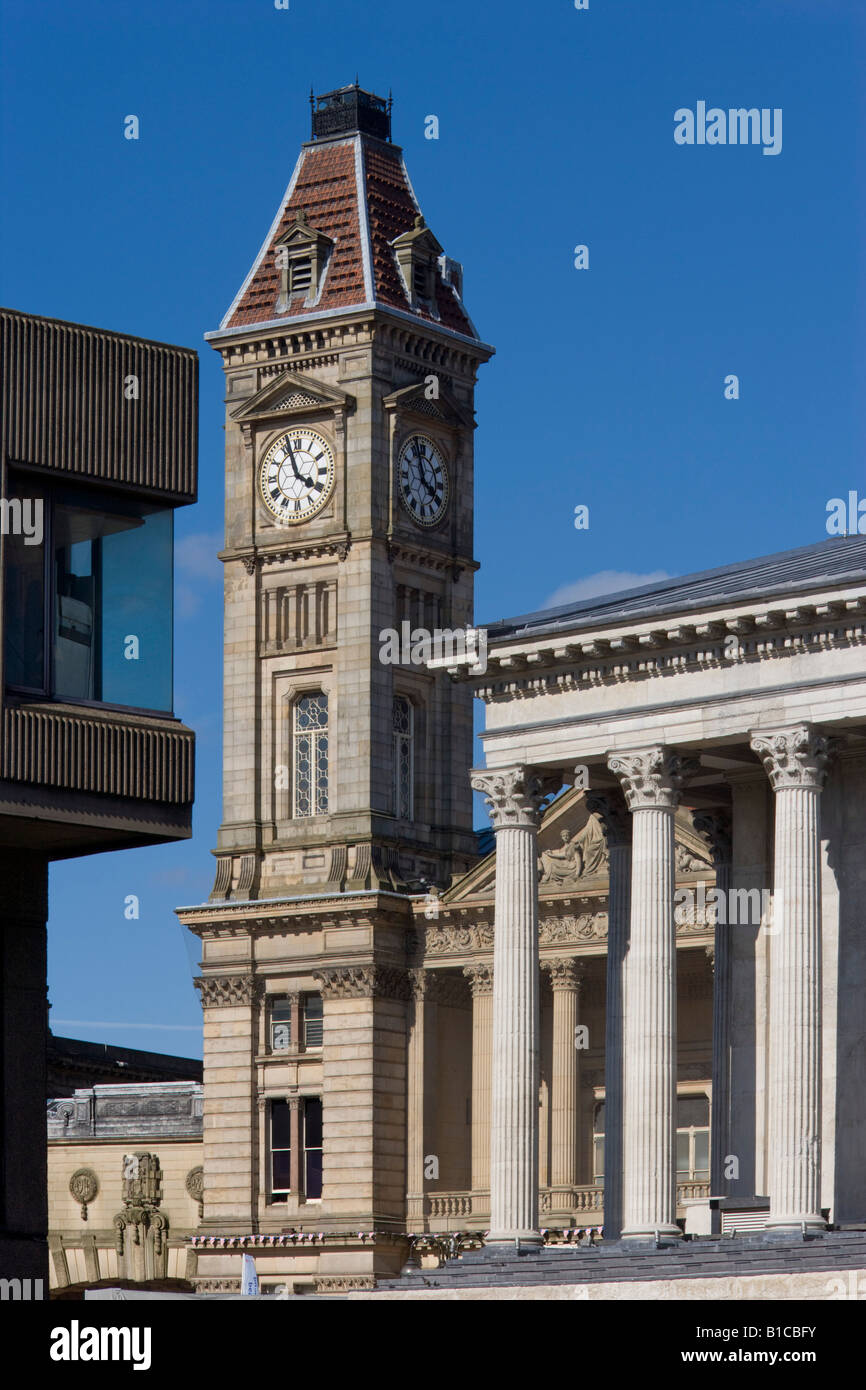 Birmingham Rathaus Konzertsaal. Klasse 1 aufgeführten Gebäude. Stockfoto
