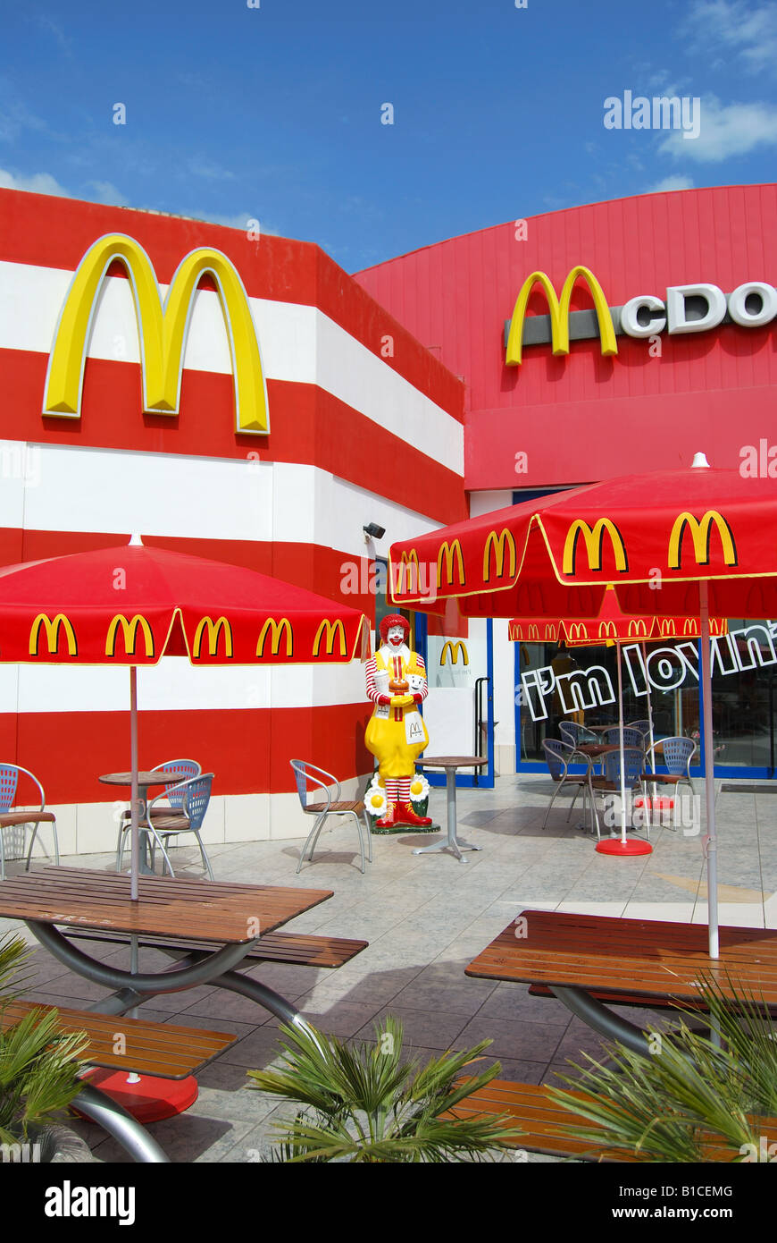 McDonalds Restaurant, Siracusa, Sizilien, Italien Stockfoto