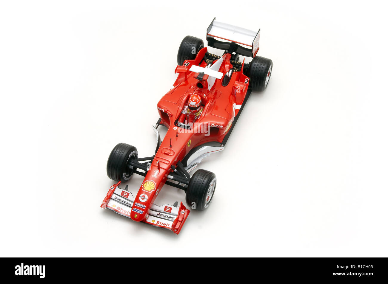 Ferrari-Formel-1-Rennwagen. Stockfoto