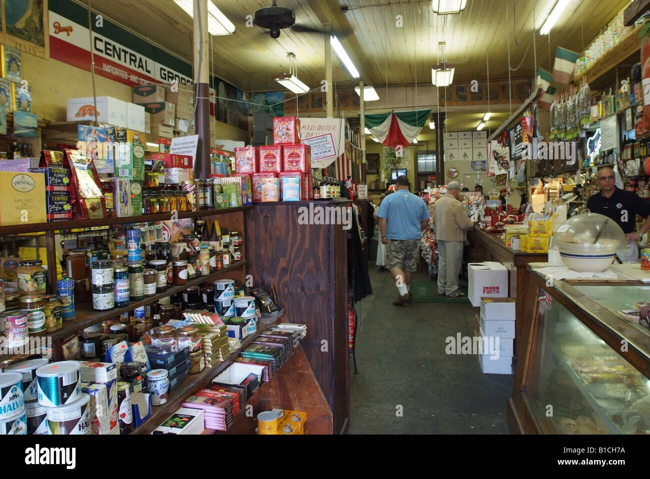 USA Louisiana LA New Orleans post-Katrina zentrale Grocery Company nach Hause von der ursprünglichen Muffuletta Stockfoto