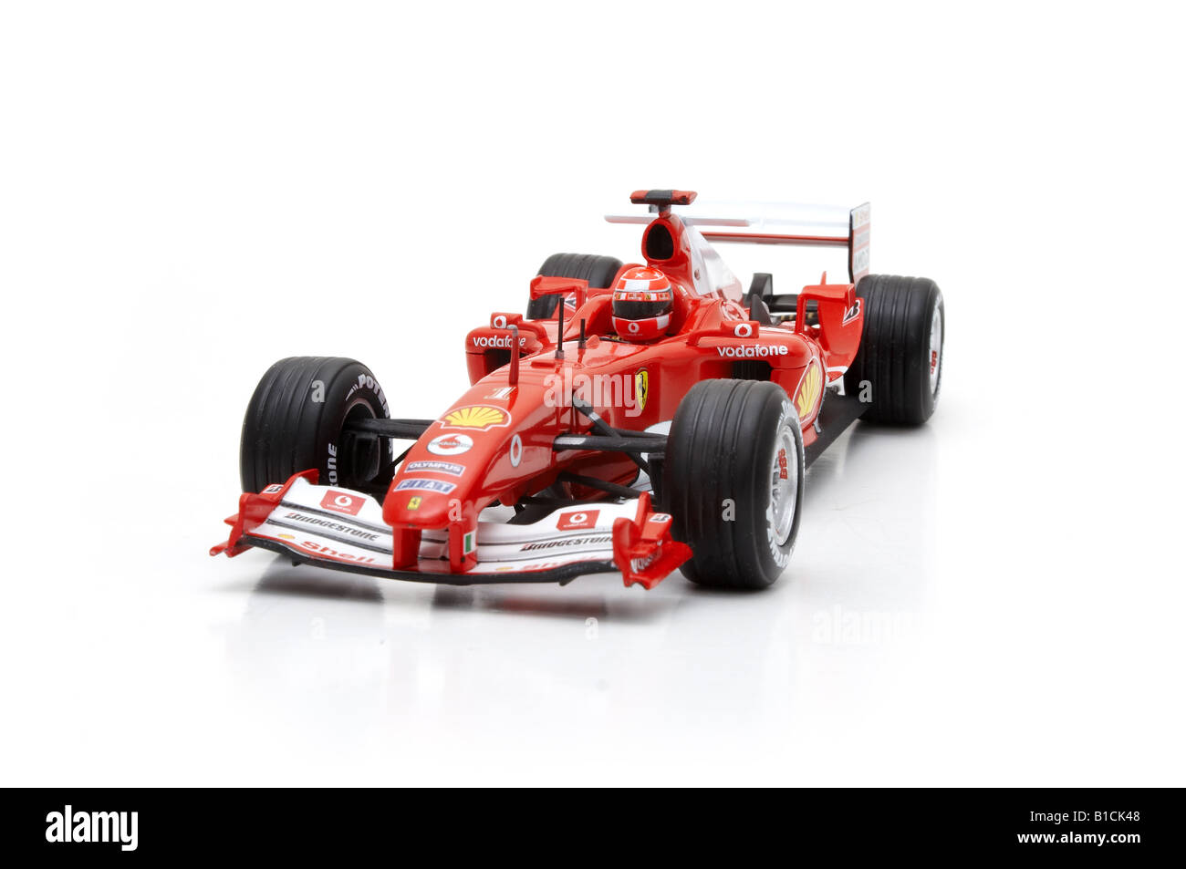 Ferrari-Formel-1-Rennwagen. Stockfoto