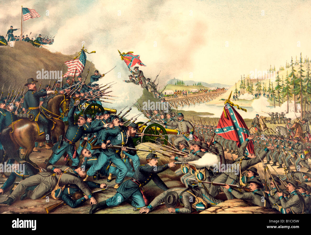 Schlacht von Franklin - USA Bürgerkrieg - 30. November 1864