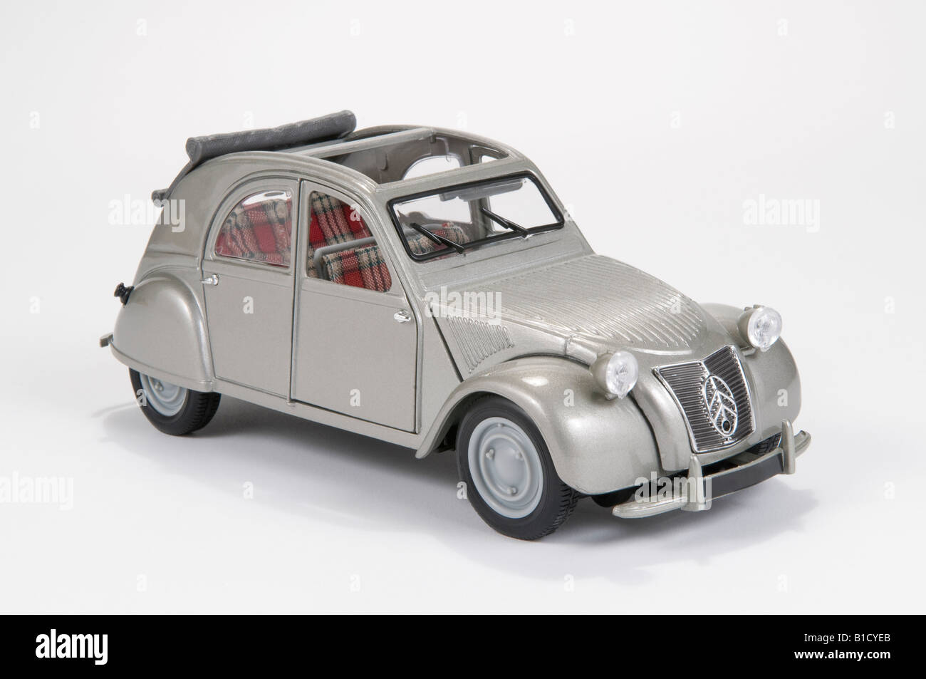 Modell des Citroen 2cv Auto Stockfoto