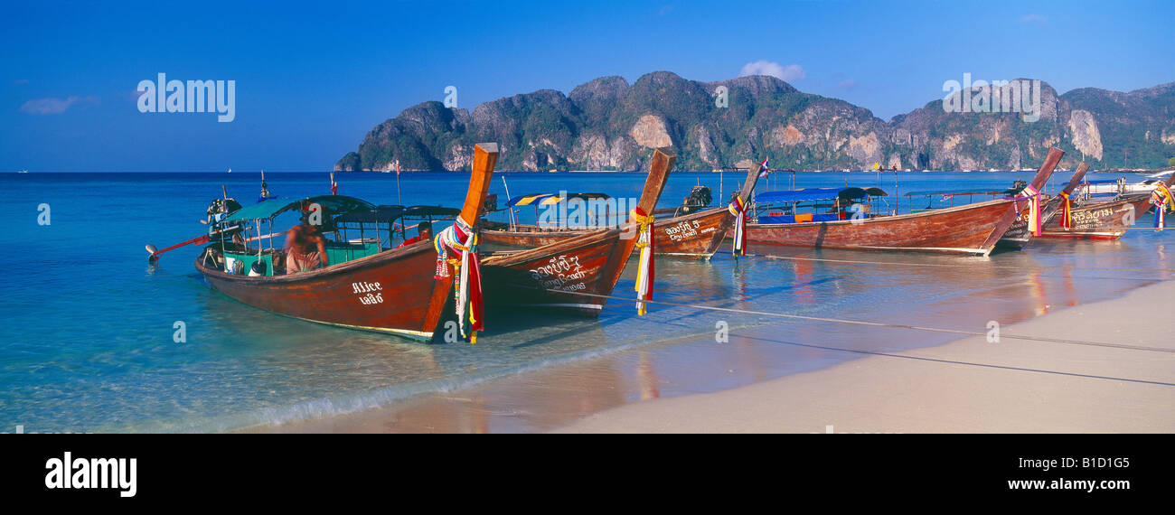 Kho Phi Phi Don, Long Beach, Provinz Krabi, Thailand, Asien Stockfoto