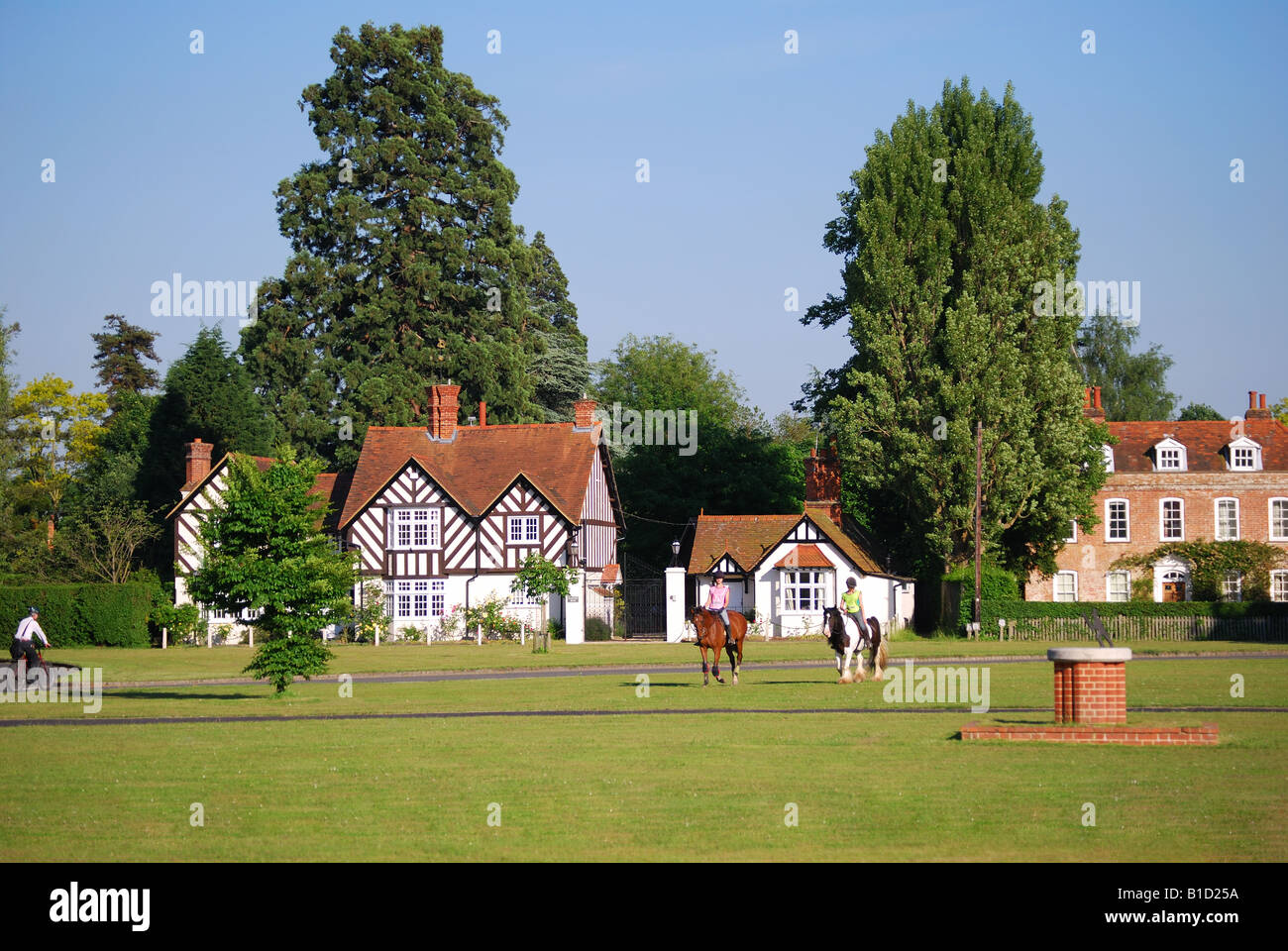 Grün, Holyport, Berkshire, England, Vereinigtes Königreich Stockfoto