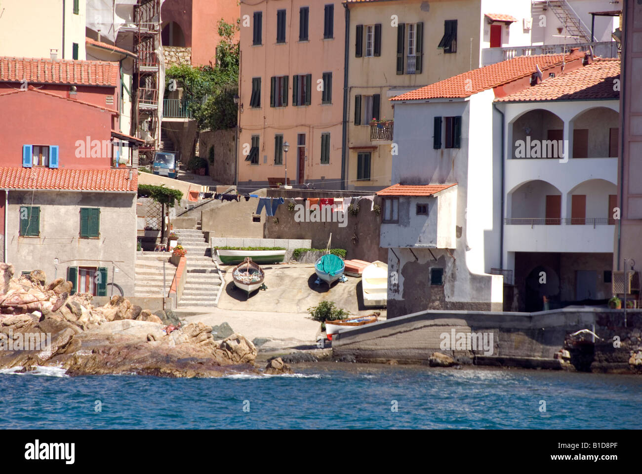 Marciana Marina Insel Elba, Toskana Italien Stockfoto