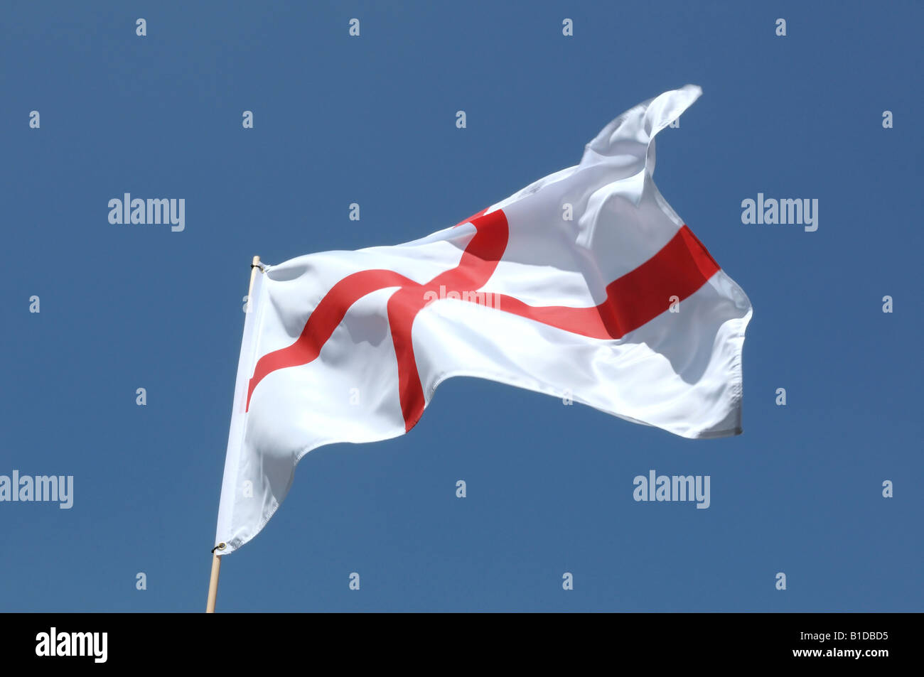 St George England Flagge Stockfoto