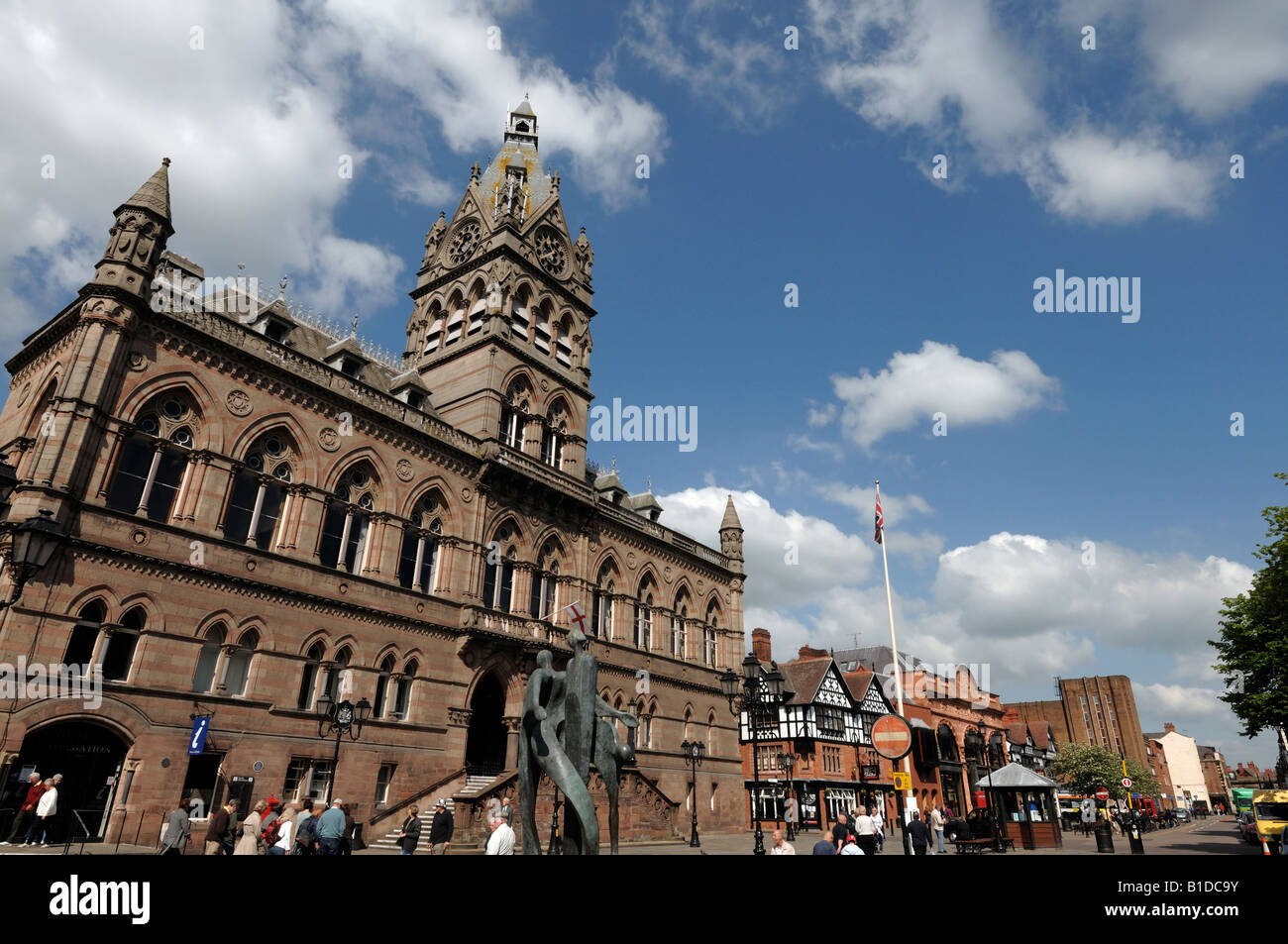 Chester Rathaus Chester Stadtzentrum Stockfoto