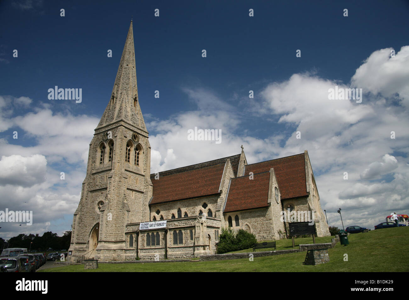 St Johns anglikanische Pfarrkirche Blackheath London Stockfoto