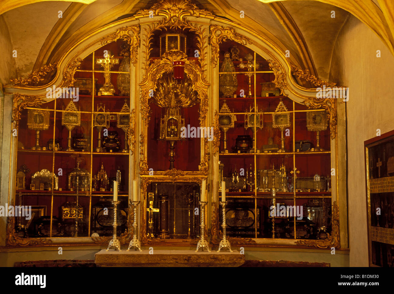 Altar, Heilige Kapelle, Kloster Andechs, römisch-katholischen Kloster ...