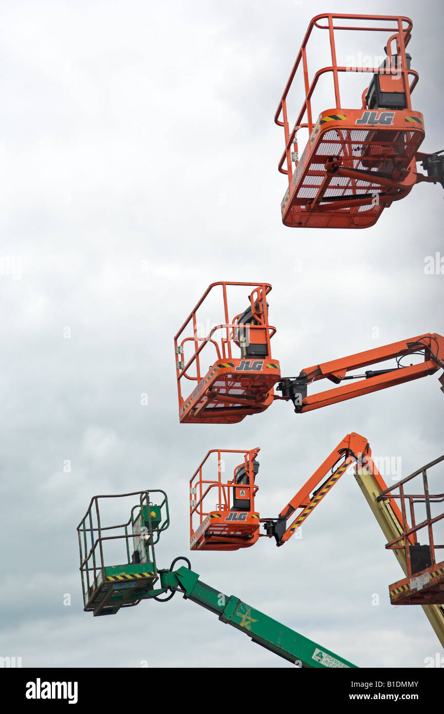 Mobiler Kran [Cherry Pickers] Stockfoto