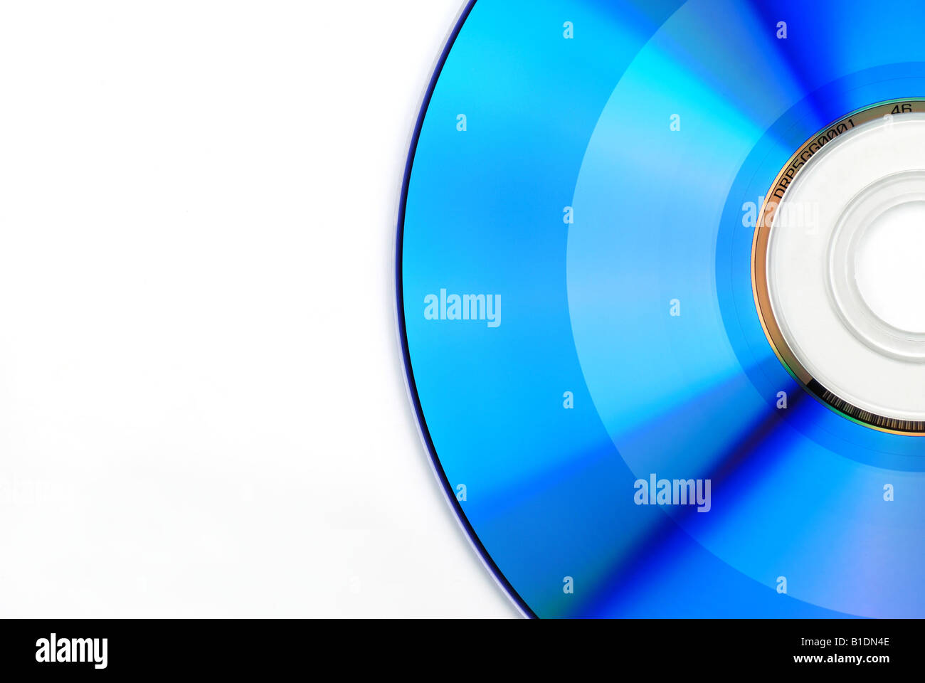 blaue CD Stockfoto