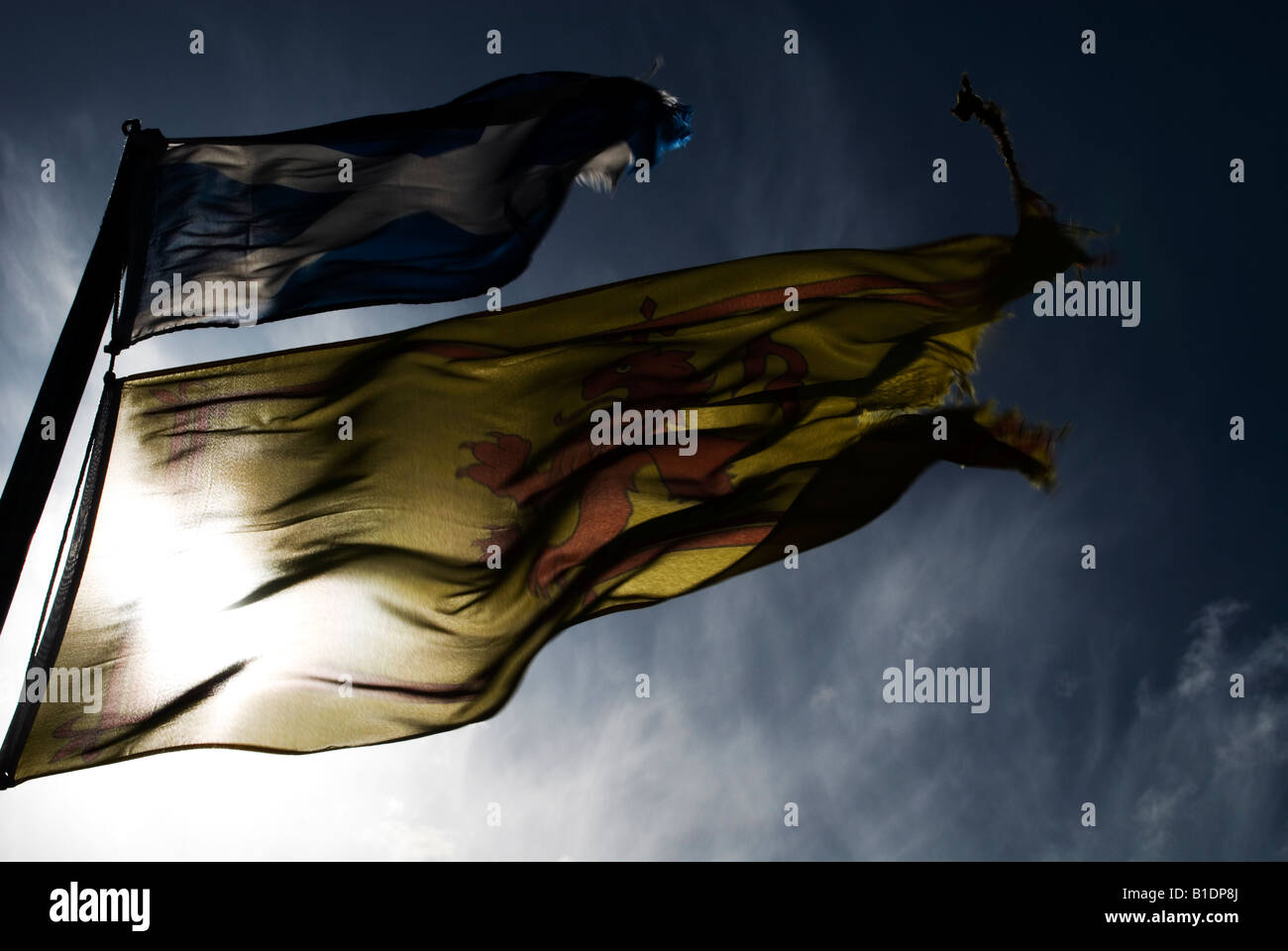Aufkleber Schottische Flagge/Andreaskreuz – 4 Stück, Vinyl, 5 Cm, Wetterfest, Für Auto, Helm, Fenster