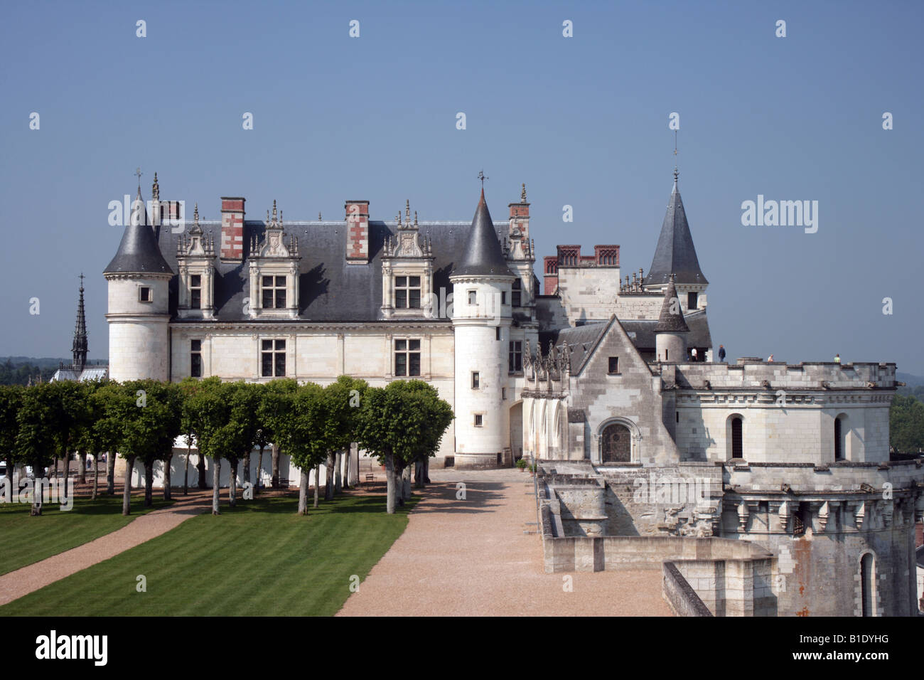 Chateau d Amboise Loire-Tal-Frankreich Stockfoto