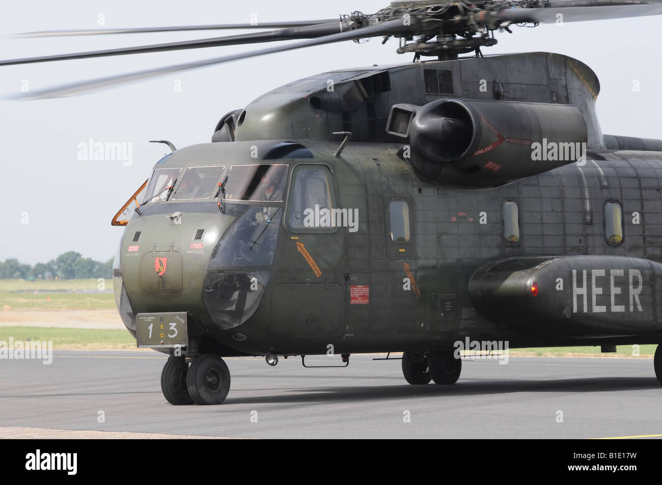 Sikorsky CH - 53G von der deutschen Luftwaffe auf der ILA 2008 in Berlin Stockfoto