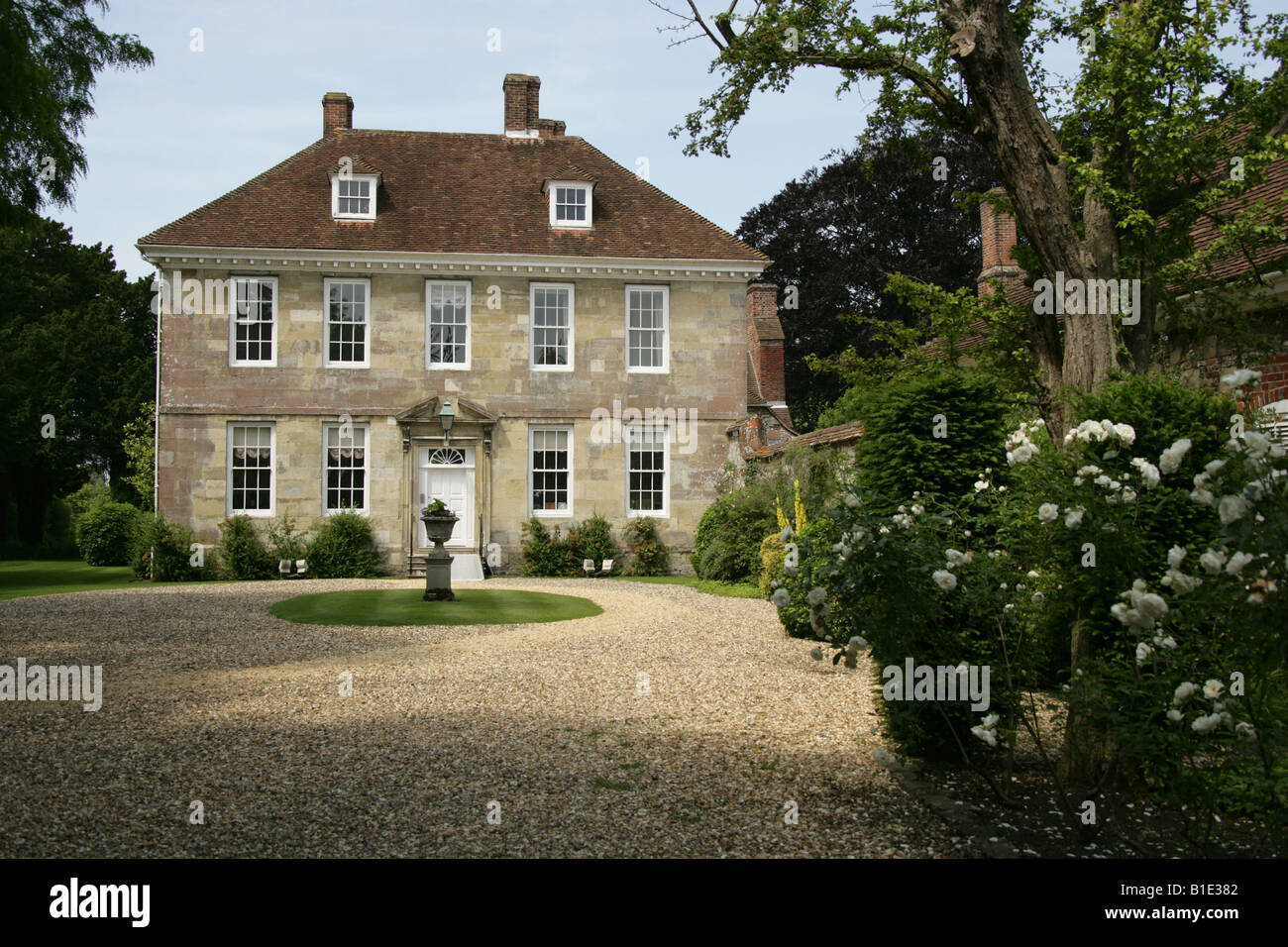 Stadt von Salisbury, England. Das ehemalige Wohnhaus des ehemaligen britischen Premierministers Sir Edward Heath, Arundells. Stockfoto