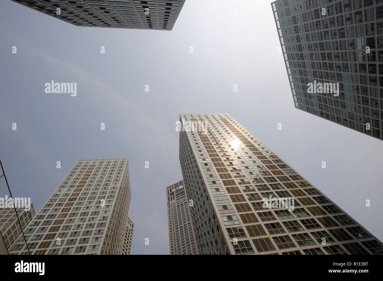 Jianwai SOHO in Peking. 16. Juni 2008 Stockfoto