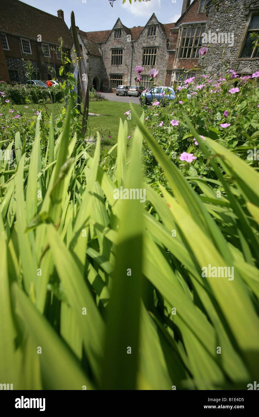 Stadt von Salisbury, England. Salisbury und South Wiltshire Museum befindet sich in Kings House in Salisbury Cathedral Close. Stockfoto