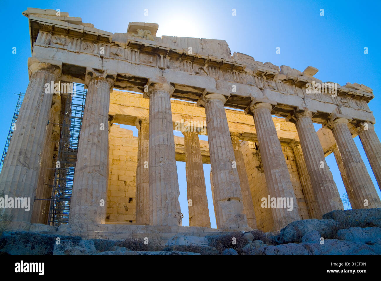 Die Akropolis, Athen, Griechenland. Stockfoto