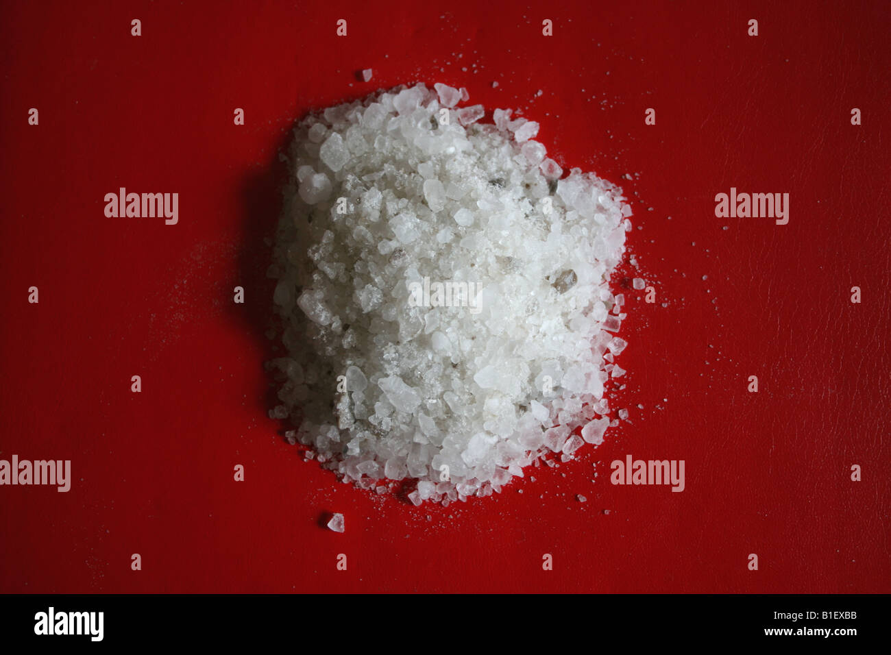 Rock Salz Natriumchlorid Na Cl Stockfoto