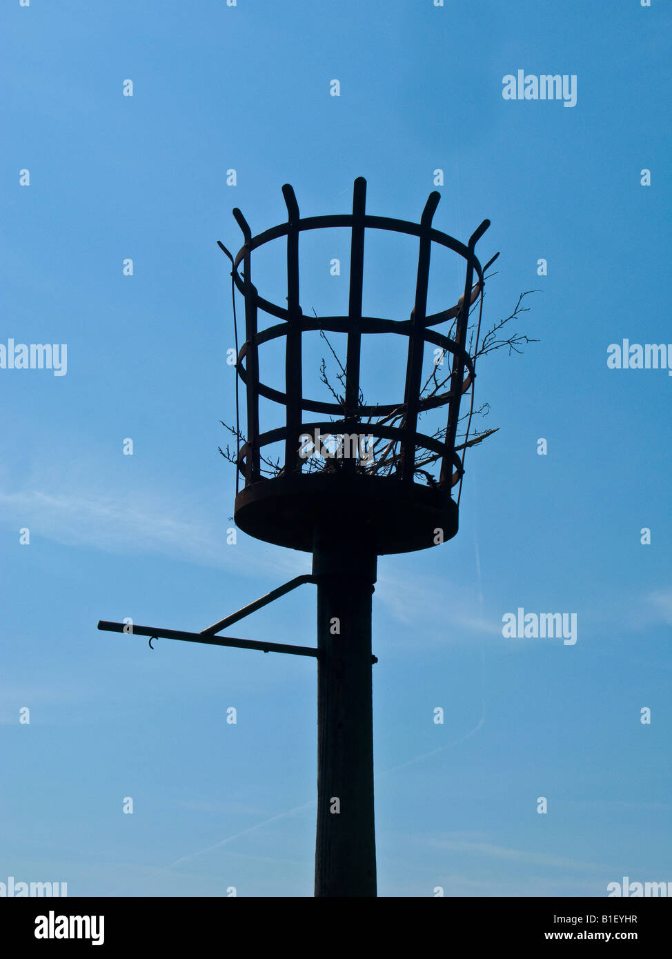 Leuchtfeuer auf Ketts Höhen Norwich Norfolk England UK Stockfoto