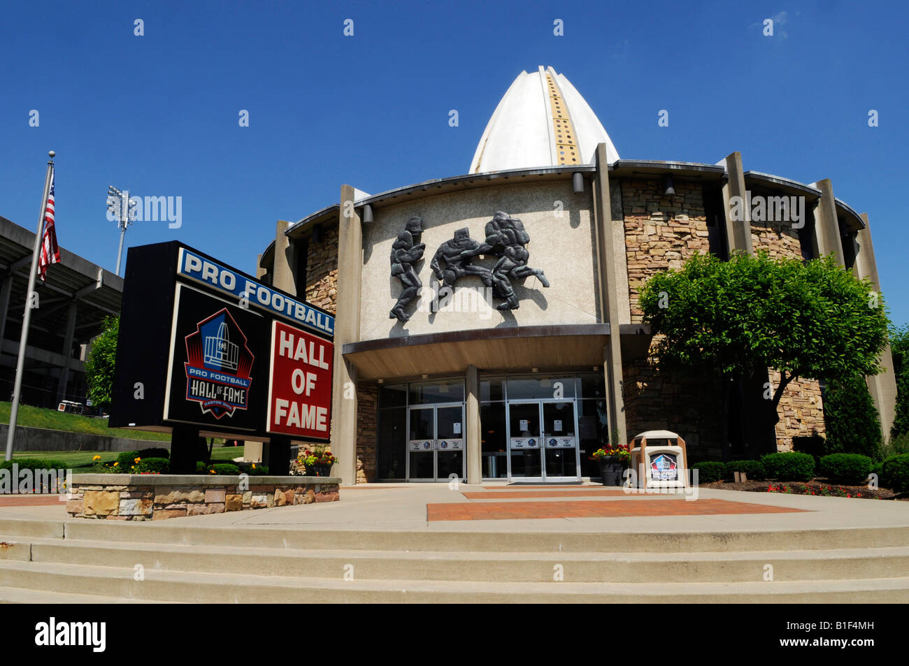 Pro Football Hall of Fame Stockfoto