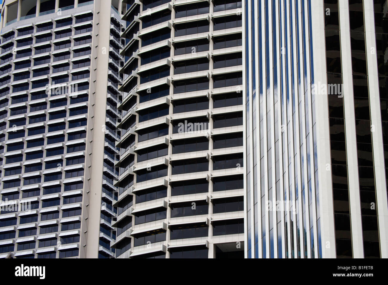 Bürogebäude in Brisbane City Center Queensland Australien Stockfoto