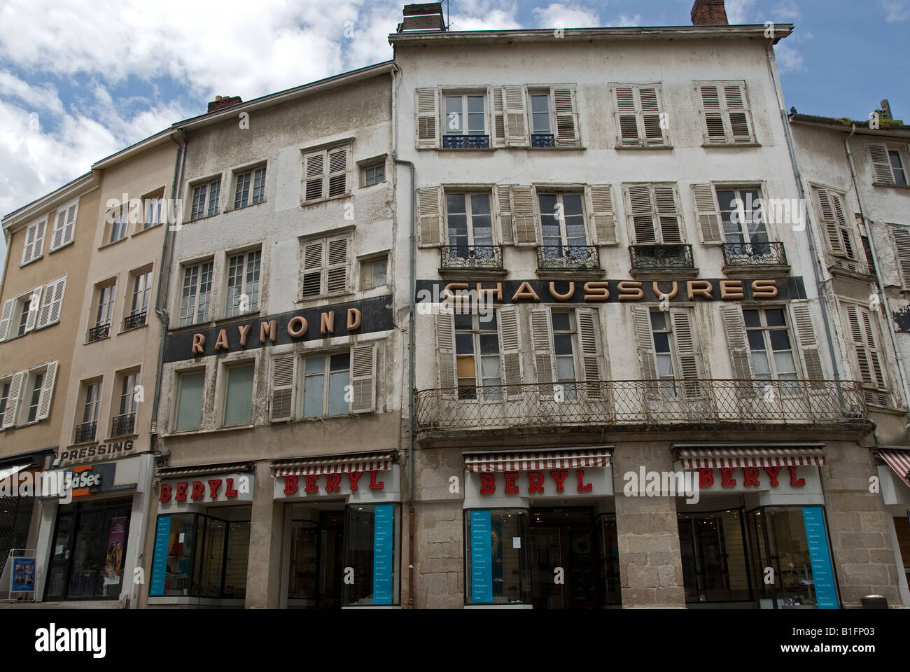 Stock Foto von einem Shop in Limoges Frankreich Stockfoto
