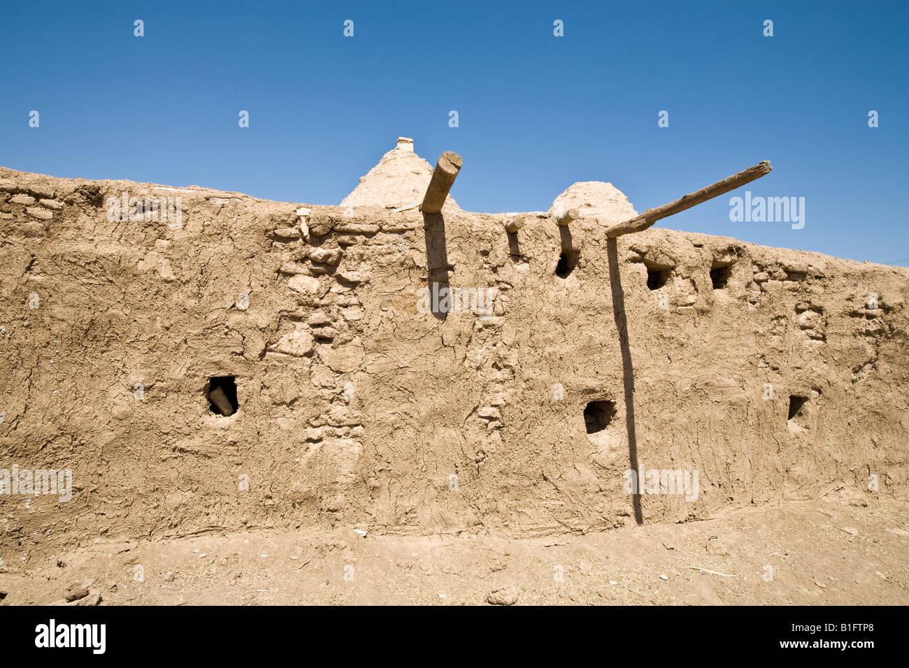 Traditionellen Lehmziegeln "Bienenstock" Häuser in der alten Mespotamian Stadt Harran, Süd-Ost-Türkei Stockfoto