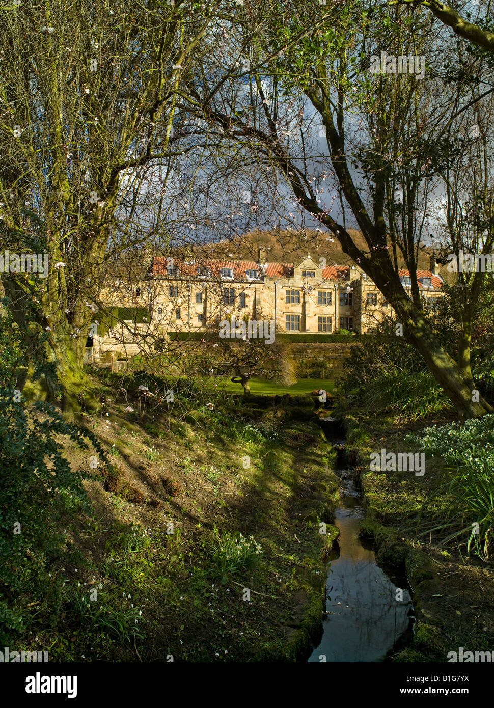 Das Gästehaus 17c Mount Grace Priory Osmotherley North Yorkshire Stockfoto