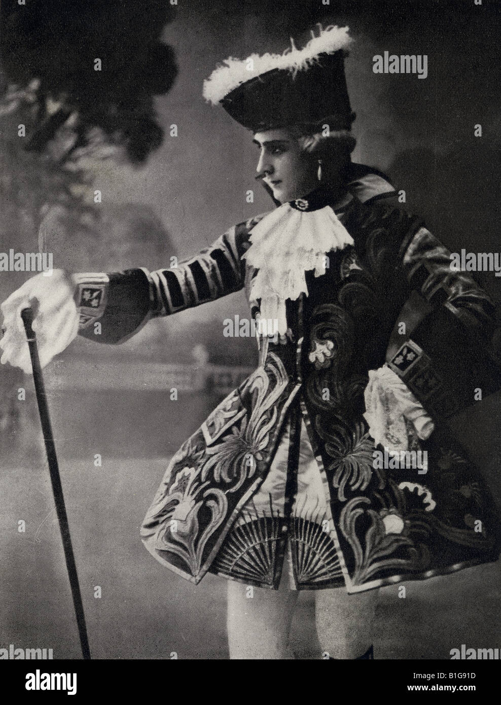 Michael Fokine oder Mikhail Fokin, 1880 - 1942. Russische Choreografin und Tänzerin. Stockfoto