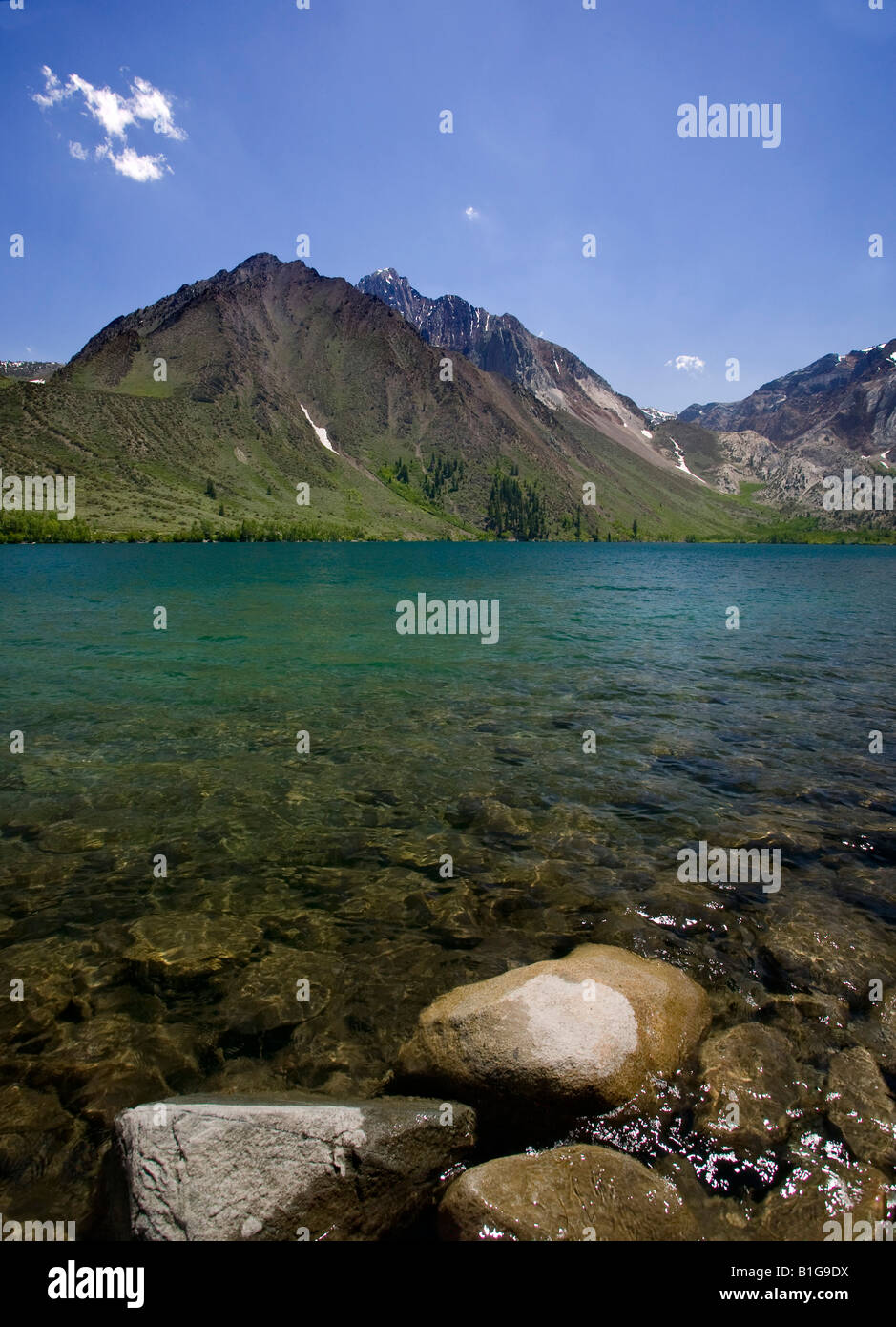 Convict Lake Sierra Nevada Stockfoto