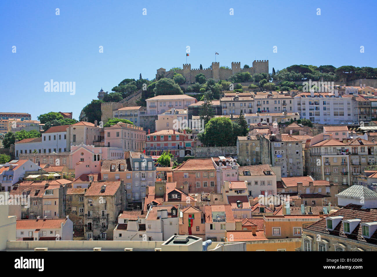 Stadtbild von Lissabon, Portugal Stockfoto