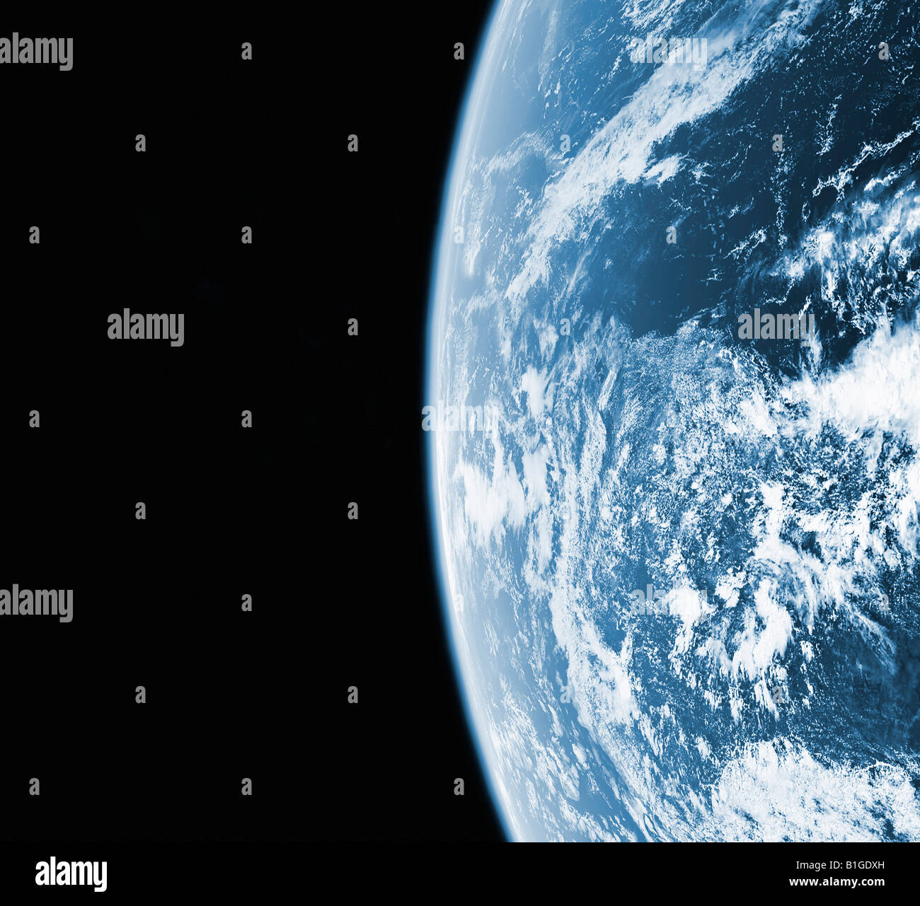 Die Erde aus dem Weltraum Stockfoto