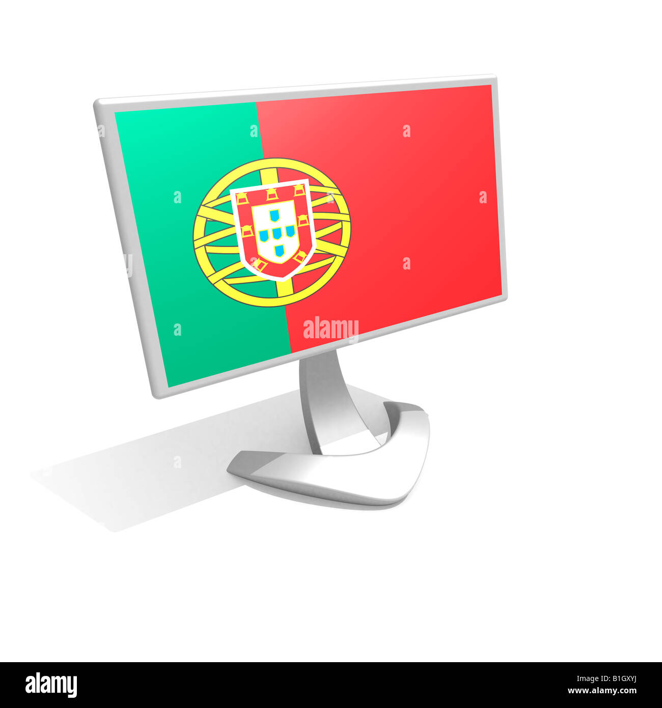 Flagge von portugal Stockfoto