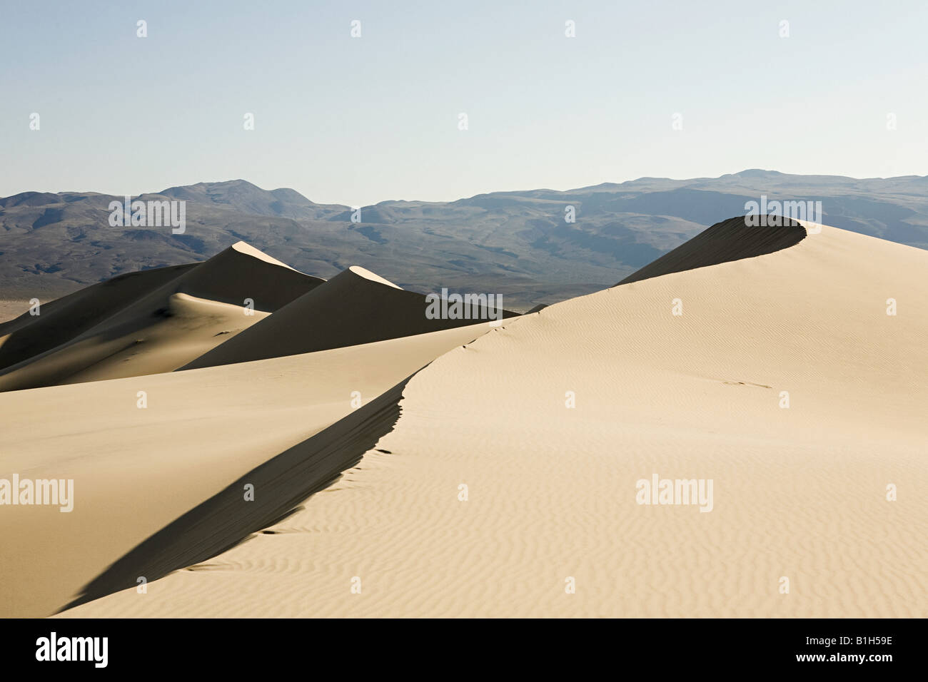Sanddünen Death Valley Nationalpark Stockfoto
