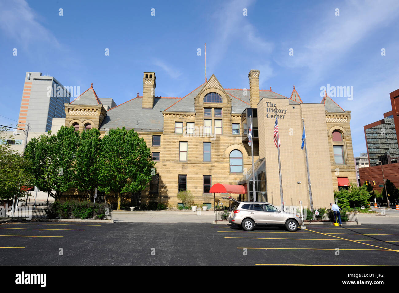 Das History Center in Fort Wayne, Indiana Stockfoto