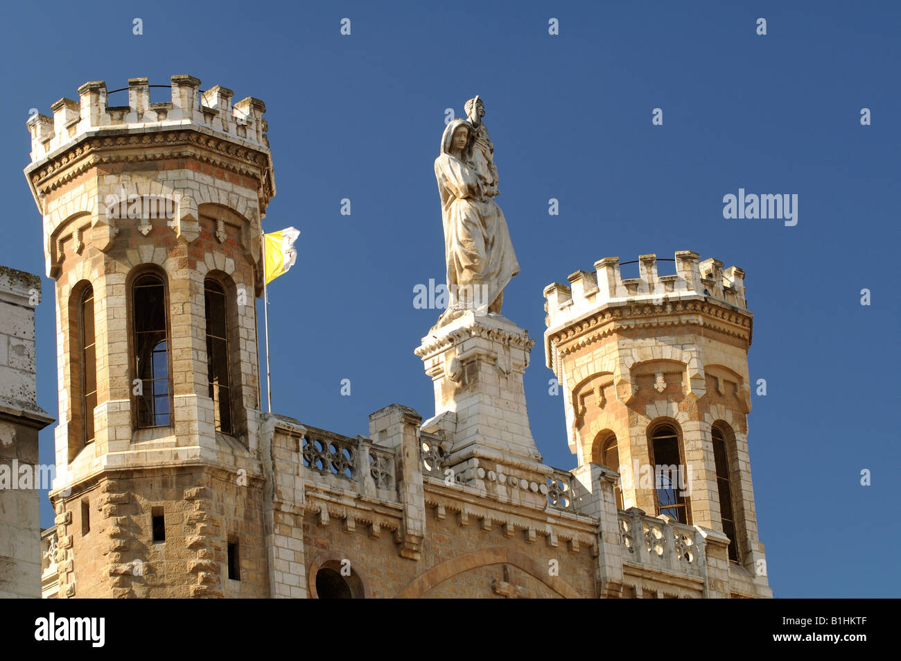 Notre Damm in Jerusalem Stockfoto