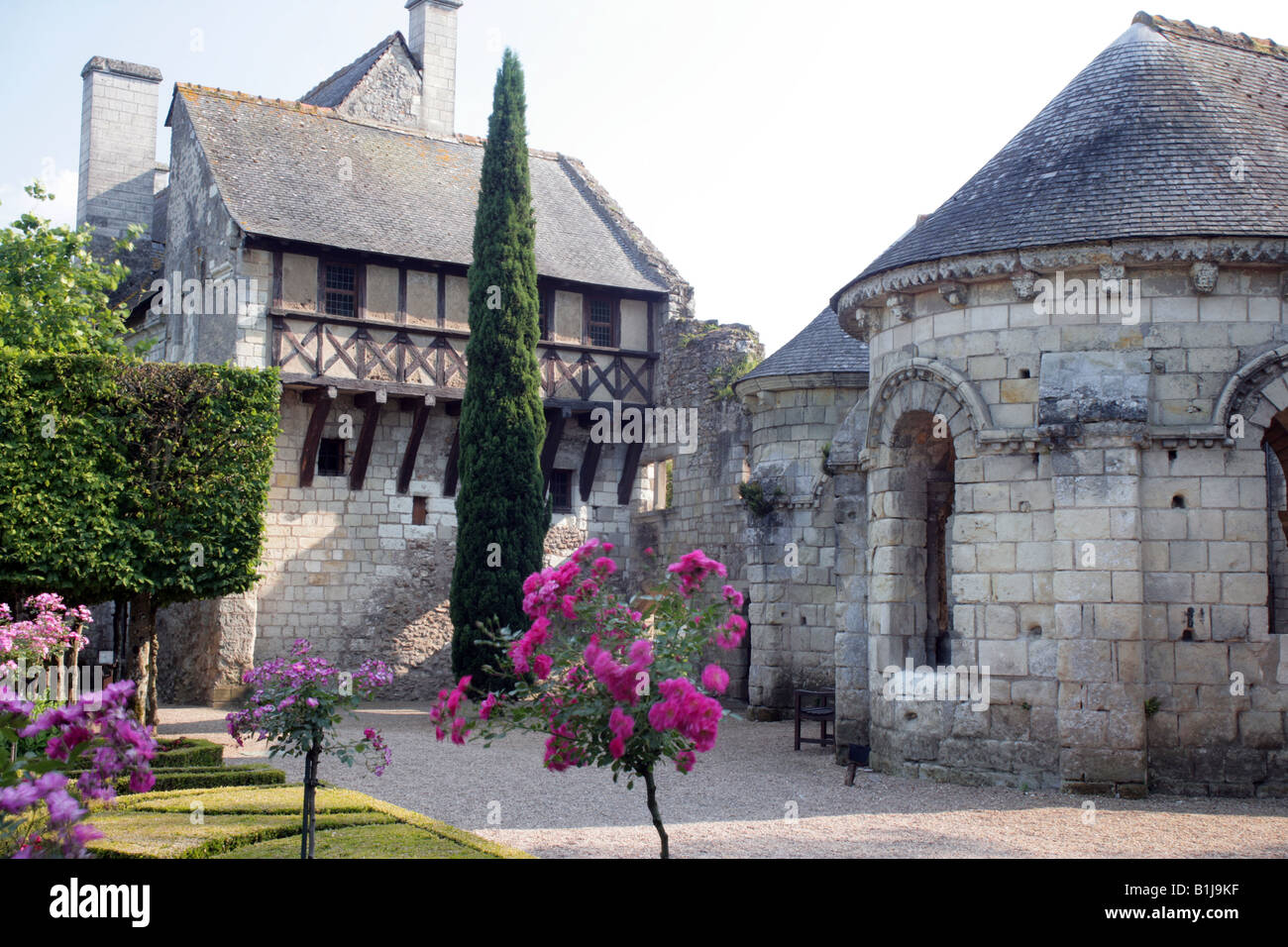 Prieuré de Saint Cosme Touraine Frankreich Stockfoto