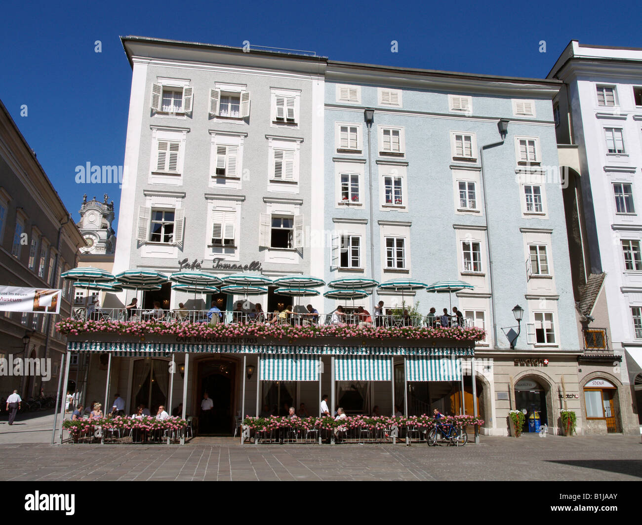 Café Tomaselli, Österreich, Salzburg, Stadt Salzburg, Salzburg Stockfoto