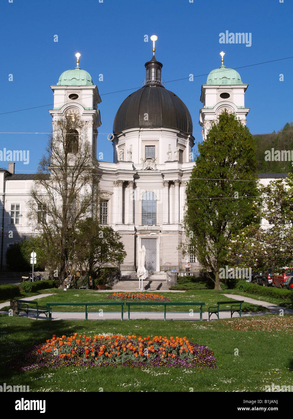 Dreifaltigkeitskirche von Salzburg, Österreich Stockfoto