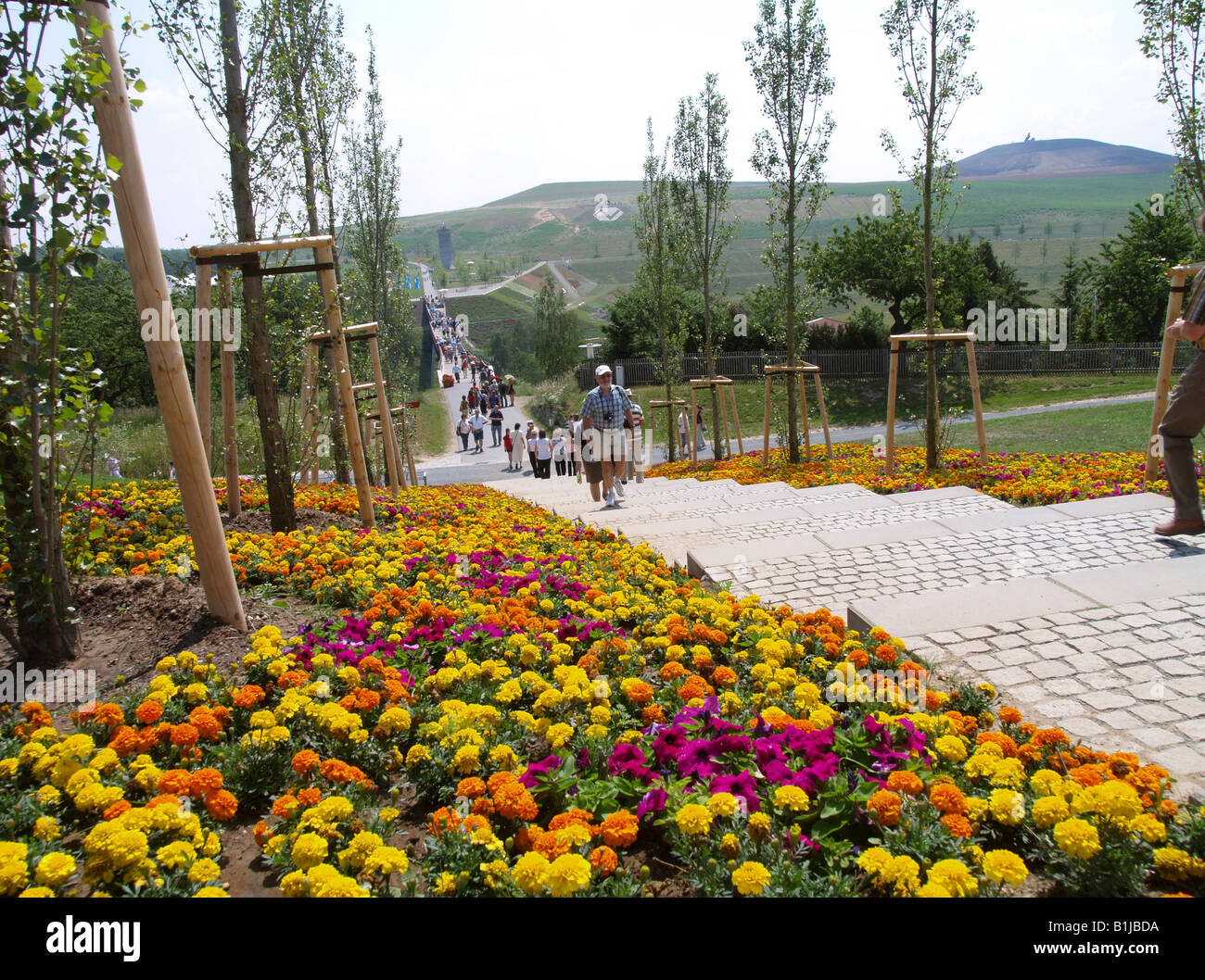 BUGA 2007, Federal Garten Ausstellung 2007 Gera und Ronneburg, Deutschland, Thüringen, Ronneburg Stockfoto