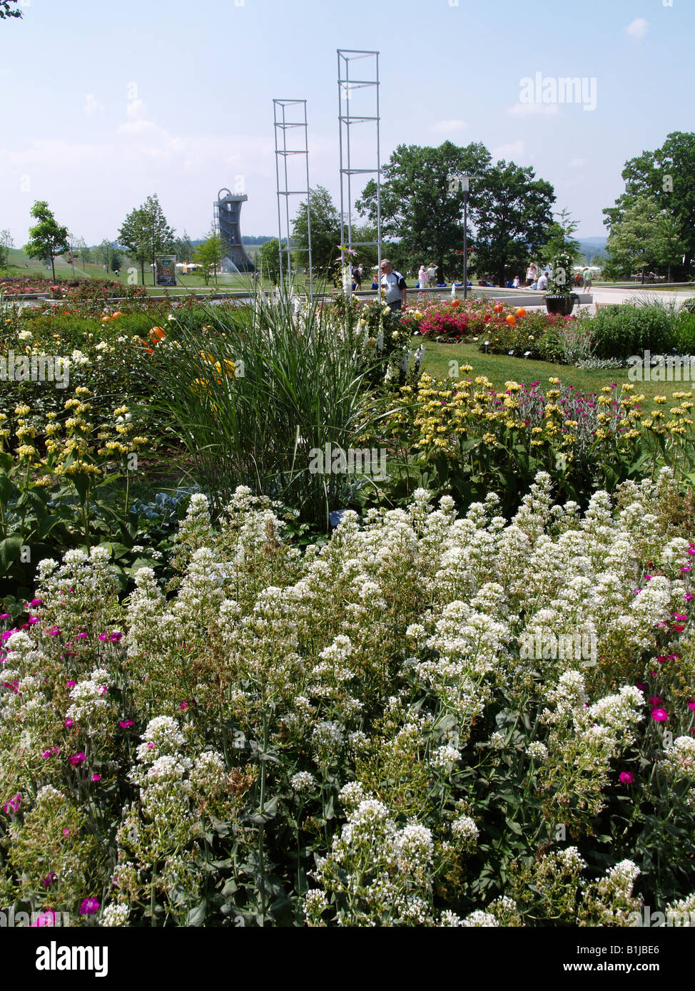 BUGA 2007, Federal Garten Ausstellung 2007 Gera und Ronneburg, Bundesgartenschau, Deutschland, Thüringen, Ronneburg Stockfoto