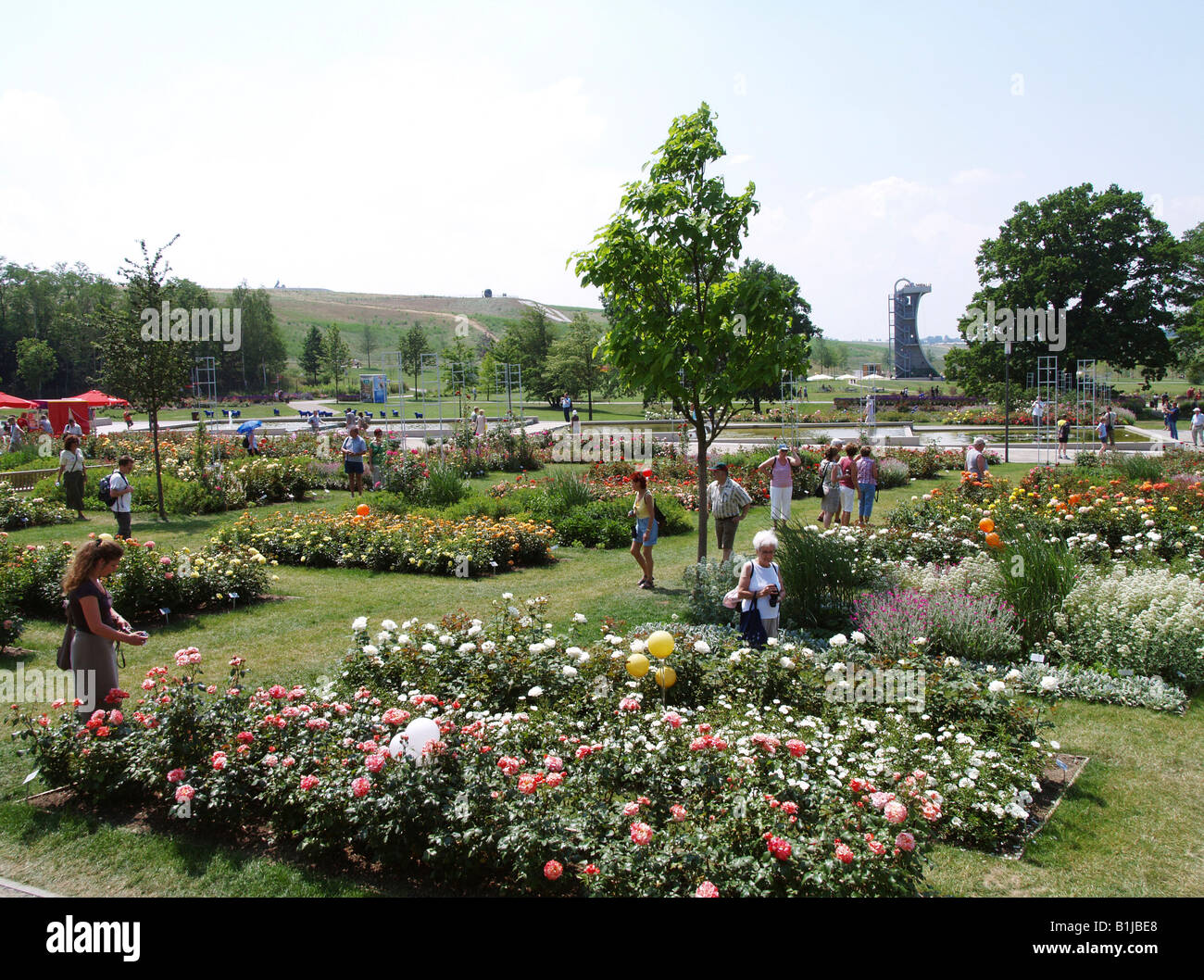 BUGA 2007, Federal Garten Ausstellung 2007 Gera und Ronneburg, Bundesgartenschau, Deutschland, Thüringen, Ronneburg Stockfoto