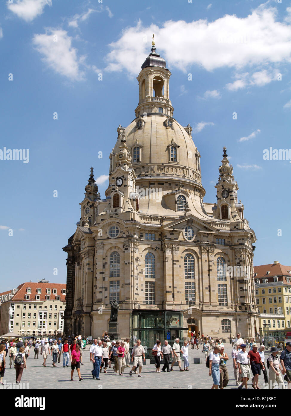 Frauenkirche Dresden, Deutschland, Dresden Stockfoto
