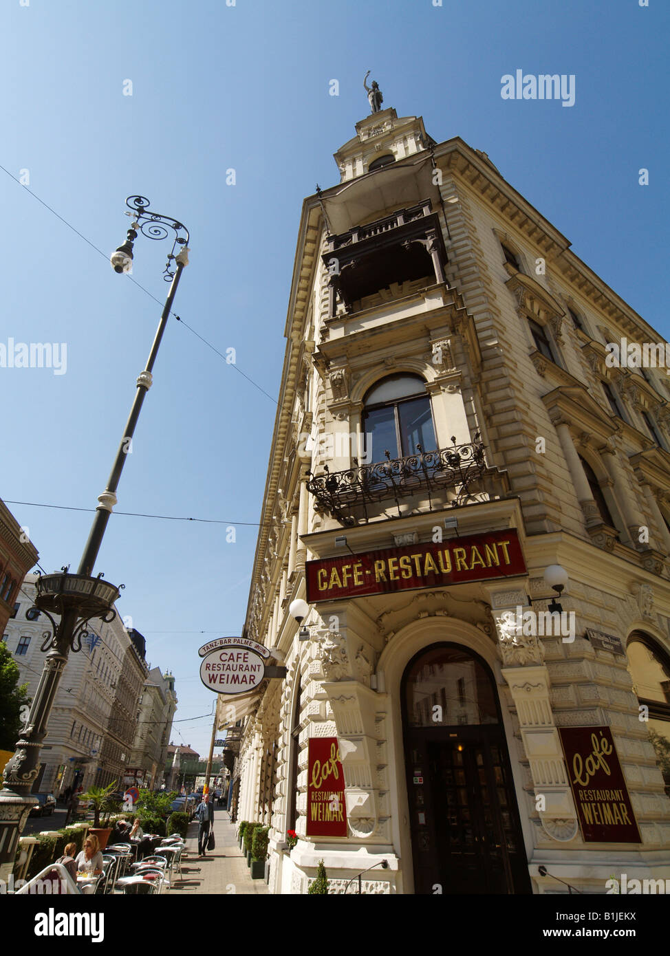 Cafe Weimar, Österreich, Wien Stockfoto