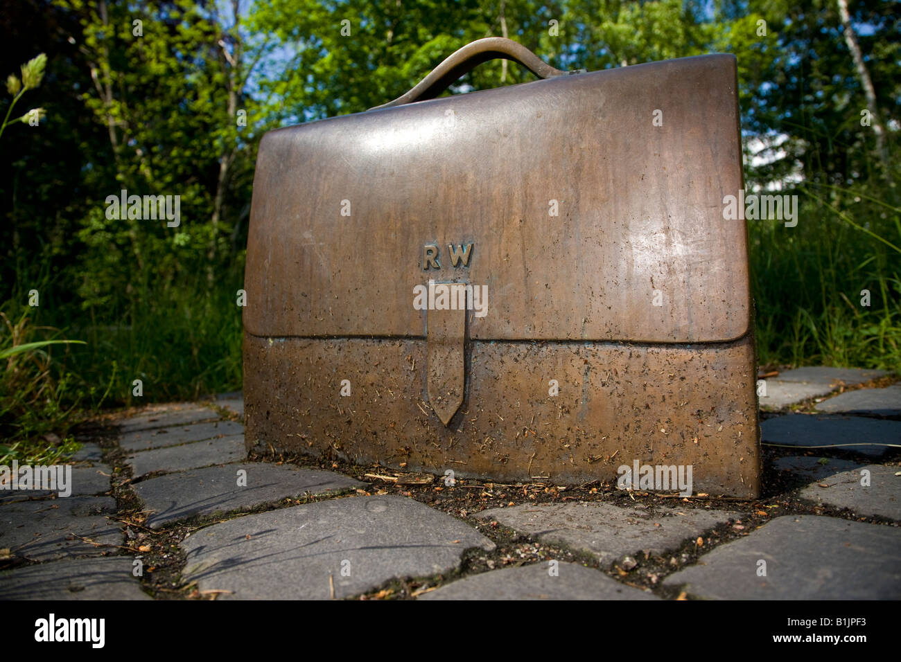 Geburtsort von Raoul Wallenberg (Kappsta, Lidingö) Stockfoto
