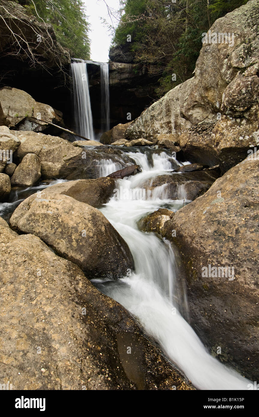 Kaskade unten Adler fällt Cumberland Falls State Park Kentucky Stockfoto