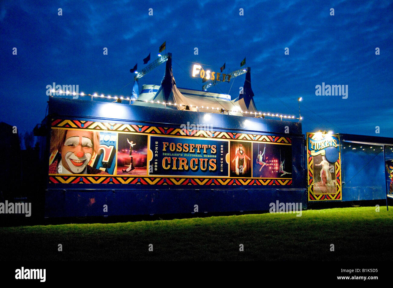 Ein Zirkus in der Nähe von Dublin Irland Stockfoto